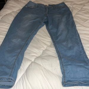 Red bottoms skinny jeans